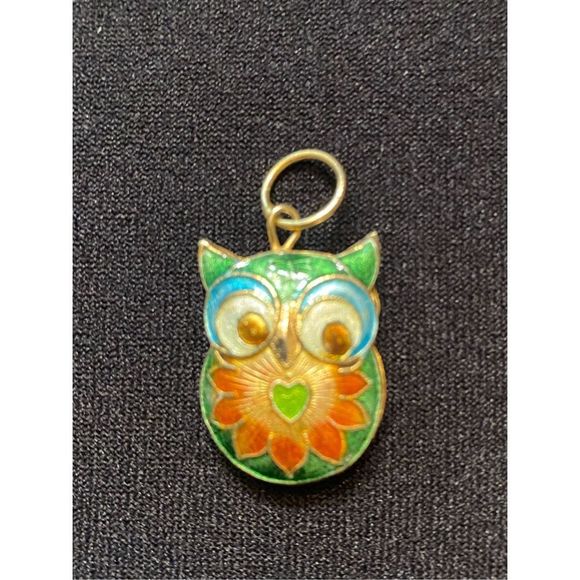 Owl necklace pendant - Picture 1 of 3
